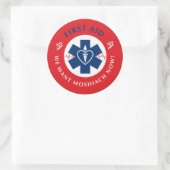 Sticker Rond Premiers secours (Sac)