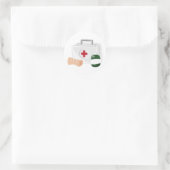 Sticker Rond Premiers secours (Sac)
