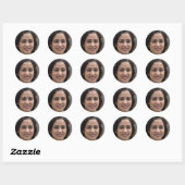 Sticker Rond Prendre des chances (Feuille)