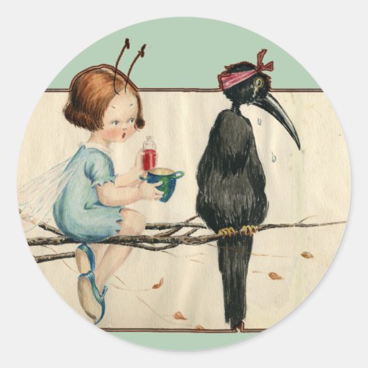 Sticker Rond Prenez votre médicament (Devant)