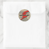 Sticker Rond Prepper Survivalist (Sac)