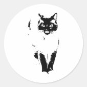 Sticker Rond Présence de commande (Devant)