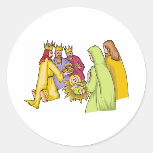Sticker Rond Présentation Magi (Devant)