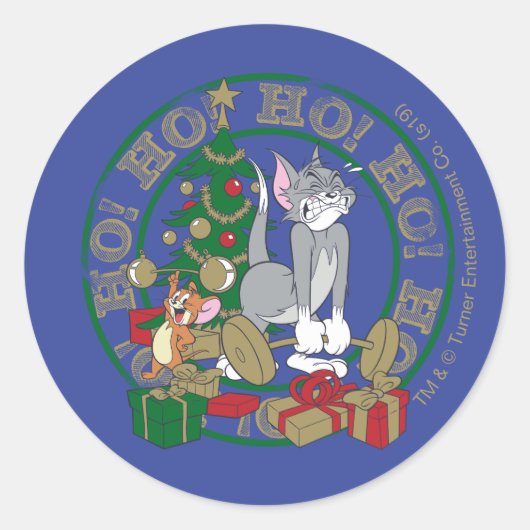 Sticker Rond Présentations d'ouverture Tom et Jerry (Devant)