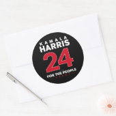 Sticker Rond Président 47 Kamala Harris 2024 Soutien Madame (Enveloppe)