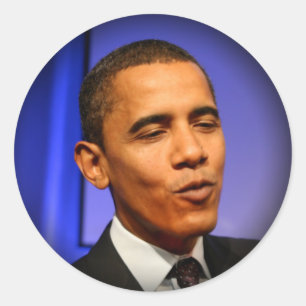 Sticker Rond Président Barack Obama