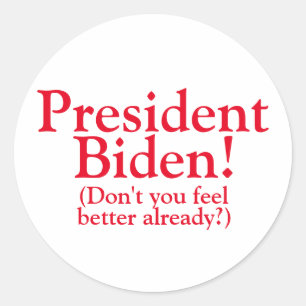 Sticker Rond Président Biden