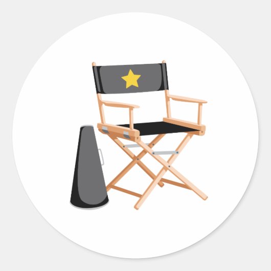 Sticker Rond Président du Directeur (Devant)