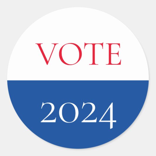 Sticker Rond Presidential Election Vote 2020 Patriotic (Devant)