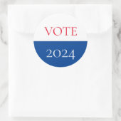 Sticker Rond Presidential Election Vote 2020 Patriotic (Sac)