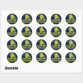 Sticker Rond Pression Dancehall (Feuille)