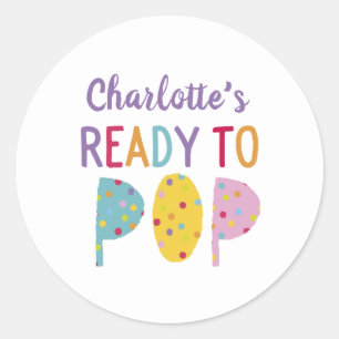 Sticker Rond Prêt à lancer des Sickers