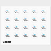 Sticker Rond Prêt pour Bernie 2016 (Feuille)