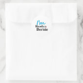Sticker Rond Prêt pour Bernie 2016 (Sac)
