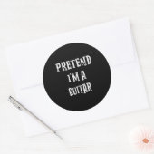 Sticker Rond Pretend I'm (Enveloppe)