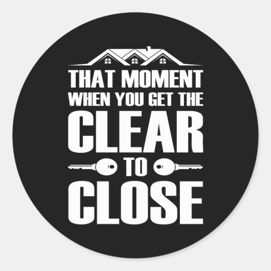 Sticker Rond Prêteur Professionnel Prêteur Morte Prêt De (Devant)