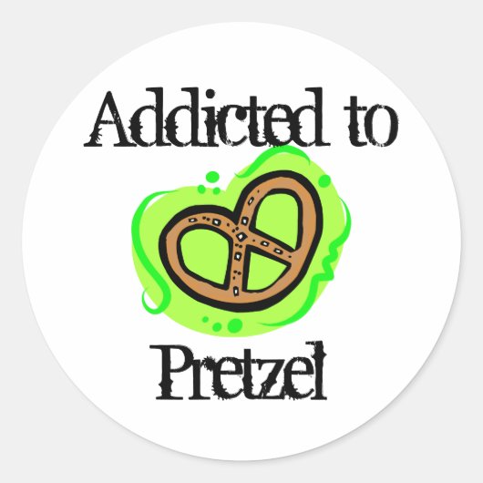 Sticker Rond Pretzel (Devant)