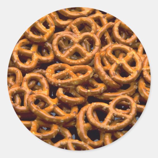 Sticker Rond Pretzels (Devant)