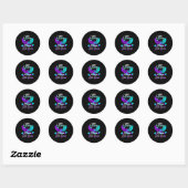 Sticker Rond Prévention Aucune Histoire Ne Devrait Mettre Fin À (Feuille)
