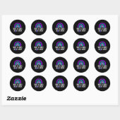 Sticker Rond Prévention du suicide (Feuille)