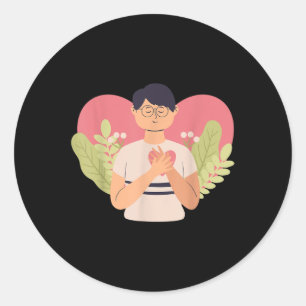 Sticker Rond Prévention du suicide - Sensibilisation à la santé