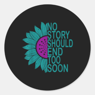 Sticker Rond Prévention du suicide Sensibilisation Aucune histo