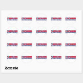Sticker Rond Prévenu - (Feuille)