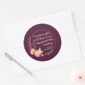 Sticker Rond Pride and Prejudice Quote III - Cute Style (Enveloppe)