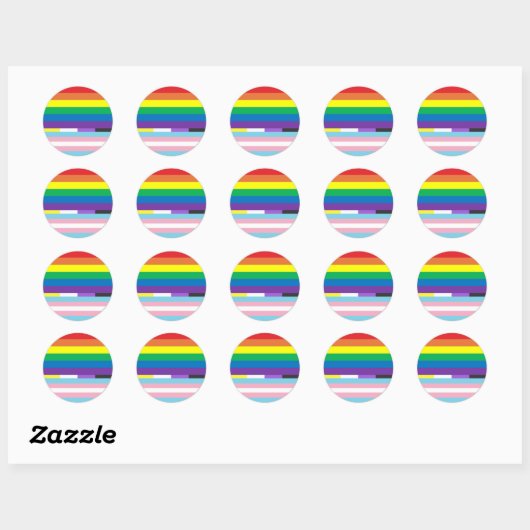 Sticker Rond Pride Circle  (Feuille)