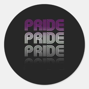 Sticker Rond Pride rétro sexuelle