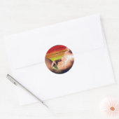 Sticker Rond PRIDE Rooftop Hunk - peinture originale (Enveloppe)