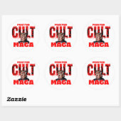 Sticker Rond Priez pour Cult MAGA (Feuille)