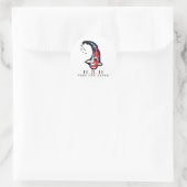 Sticker Rond Priez pour le Japon (Sac)