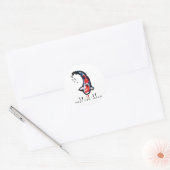 Sticker Rond Priez pour le Japon (Enveloppe)