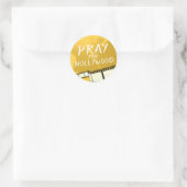 Sticker Rond Priez pour Nollywood (Sac)