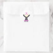 Sticker Rond Priez Pour Un Traitement (Sac)