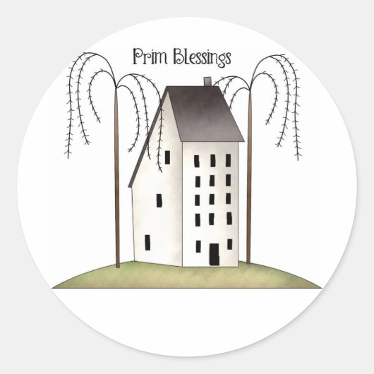 Sticker Rond Prim Blessings-Stickers (Devant)