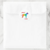 STICKER ROND PRIME DE PITBULL3 (Sac)