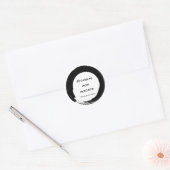 Sticker Rond Primum Non Nocere (Enveloppe)