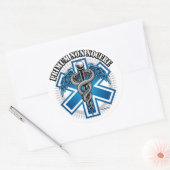 Sticker Rond PRIMUM NON NOCERE Combat Medic (Enveloppe)