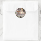 Sticker Rond Prince Charmand Face dans la piscine (Sac)