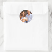 Sticker Rond Prince George Royal Baby (Sac)