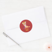 Sticker Rond Prince Kitten (Enveloppe)