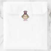 Sticker Rond Princes singes (Sac)