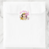 Sticker Rond Princess All About Me 4th Birthday Tshirts (Sac)