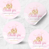 Sticker Rond Princess Birthday