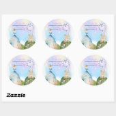 Sticker Rond Princess Birthday Kids (Feuille)