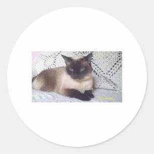 Sticker Rond Princesse