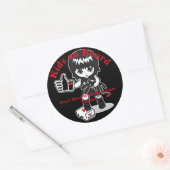 Sticker Rond Princesse à bord (Enveloppe)