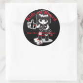 Sticker Rond Princesse à bord (Sac)